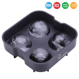 Silicon Ice Tray Combo - 4 Square & 4 Round