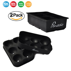 Silicon Ice Tray Combo - 6 Square & 6 Round