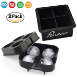Silicon Ice Tray Combo - 4 Square & 4 Round