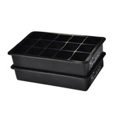 Silicone Ice Cube Tray Set - 15 Large Cubes